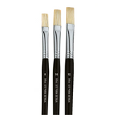 PENNELLI PIATTI MANICO CORTO - BLISTER 3 PZ. (8-10