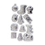 STAMPI IN ACCIAIO - SET 12 PZ. - NATALE