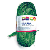 RAFIA NATURALE - PACCHETTO GR.50 - VERDE NATALE