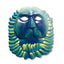 MASCHERA DA DECORARE CM.22X26 LEONE
