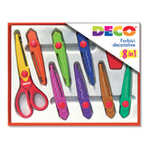 FORBICI CON 8 LAME DECORATIVE IN SCATOLA