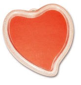 CUORI TRASPARENTI DA DECORARE - SET 6 PZ.