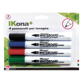 MARKER PER LAVAGNA - BUSTA 4 PZ. - COLORI ASSORTIT
