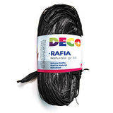 RAFIA NATURALE - PACCHETTO GR.50 - NERO