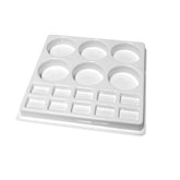 TAVOLOZZA PER ACQUERELLI CM.21X21