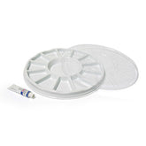 TAVOLOZZA TONDA DIAM. CM.31 CON COPERCHIO