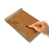 TAVOLETTA IN LEGNO X LINOLEOGRAFIA CM.22X31