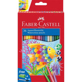 MATITE COLORATE ACQUARELLABILI FABER CASTELL /36