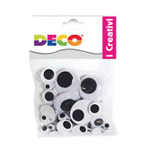 OCCHIETTI TONDI - BUSTA 50 PZ. - MISURE ASS.