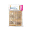 MOLLETTE IN LEGNO MM.45X7 - BUSTA 50 PZ. - COL. NA