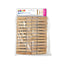 MOLLETTE IN LEGNO MM.72X10 - BUSTA 50 PZ. - COL. N