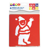 STENCIL CM.14X15 - SET 6 PZ. - NATALE 2