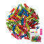 MOLLETTE IN LEGNO MM.25 - 45 PZ. - COLORI NEON