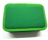 ASTUCCIO 3 ZIP PIENO B.COLOR VERDE/VERDE CHIARO