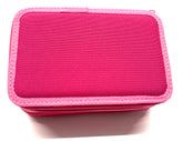 ASTUCCIO 3 ZIP PIENO B.COLOR MAGENTA/ROSA