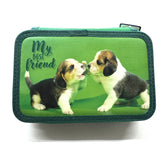 ASTUCCIO 3 ZIP PIENO ANIMAL DUE CAGNOLINI