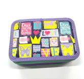 ASTUCCIO 3 ZIP PIENO FANTASY ONCE UP ON A TIME