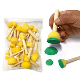 TAMPONI STAMPIGLIATURA - SET PZ. 24 MISURE ASSORTITE (MM. 15-20-30-40)