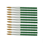 PENNELLO TONDO PELO BUE MANICO CORTO N. 05 - CONF.