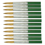 PENNELLO TONDO PELO BUE MANICO CORTO N. 11 - CONF.