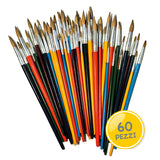 PENNELLI PELO DI BUE - SET 60 PZ.
