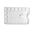 TAVOLOZZA PLASTICA CM. 28X19 RETTANGOLARE