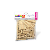 MEZZE MOLLETTE LEGNO MM. 45 - BUSTA PZ. 100