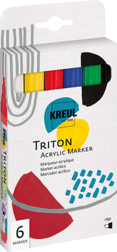 KREUL - TRITON ACRYLIC MARKER EDGE - SET DI 6