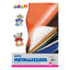 CARTA METALLIZZ. CM. 35X50 CONF. 10 FG. - COL. ASS.
