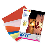 PERGAMINA - BUSTA 25 FOGLI CM. 70X100 - COLORI ASS