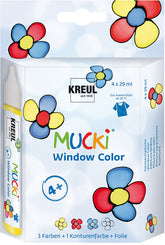MUCKI - WINDOW COLOR - SET 4 ASSORTITI