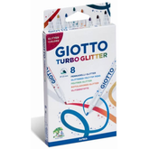 PENNARELLI GIOTTO TURBO GLITTER 8 COLORI