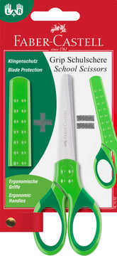 FORBICE SCUOLA FABER CASTELL VERDE