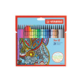 PENNARELLI STABILO PEN 68 SCATOLA CARTONE 24 COLORI MM.01