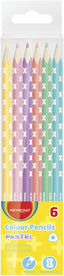 MATITE PASTEL 6 ASSORTITE - IN SCATOLETTA APP
