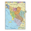 CARTE GEOGRAFICA DOPPIA 100X140 TOSCANA