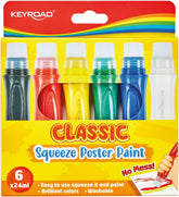 TEMPERA SQUEEZE SET PZ. 6 COLORI CLASSIC