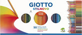 MATITE GIOTTO STILNOVO 5IVERSI + TEMPERAMATITE