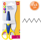 FORBICI ZIG-ZAG CM.13,5 LAMA ACCIAIO