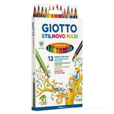 MATITONI TRIANGOLARI GIOTTO STILNOVO MAXI 12 COL
