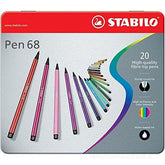 PENNARELLI STABILO PEN 68 ASTU. METALLO /20