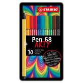 PENNARELLI STABILO PEN 68 METAL BOX ARTY / 10
