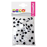 OCCHI MOBILI ADESIVI TONDI MM.7 PZ.100