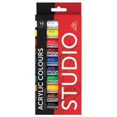 COLORI ACRILICI - SCATOLA 10 TUBI ML.22- COLORI AS