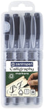 "PENNE ""CALLIGRAPHY"" - SET 4 PEZZI - PUNTE ASSOR