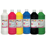 TEMPERA FLACONE ML.500 - SET 6 PZ. - COL. ASS.