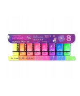 COLORI ACRILICI - SET 8 FLACONI ML. 21 COLORI FLUO