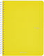 QUADERNO C/SPIRALE ECOQUA A5 1RIG CARTONATO GIALLO