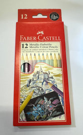 MATITE COLORI METALLICI FABER CASTELL/12
