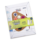 KIT OPERA CORNICE + TAVOLOZZA 12 ACQUARELLI